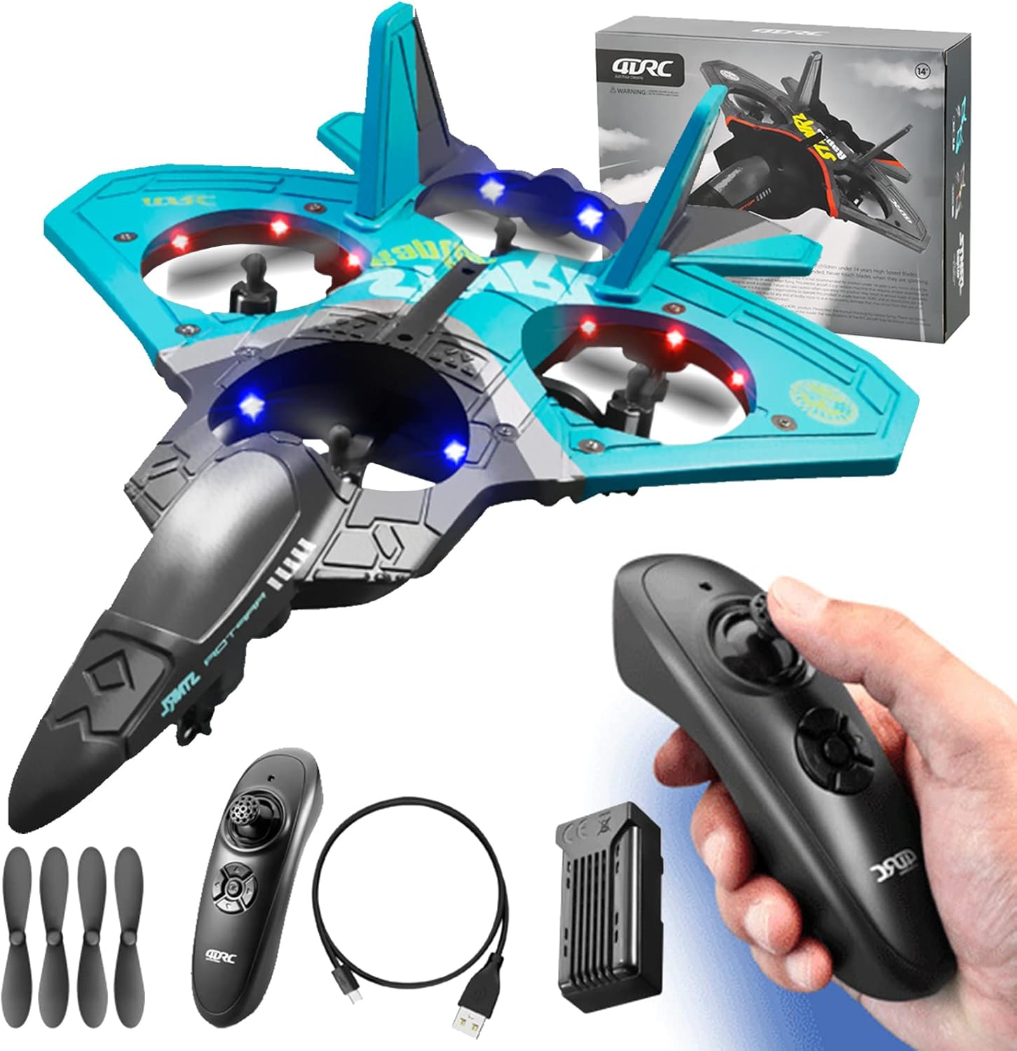 dron tipo avion para niños y niñas