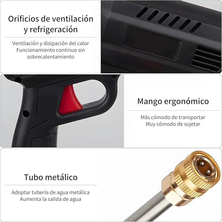 HIDROLAVADORA DE ALTA PRESION PORTATIL - Imagen 4