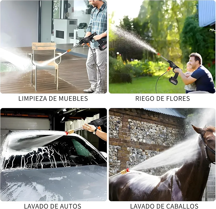 HIDROLAVADORA DE ALTA PRESION PORTATIL - Imagen 6